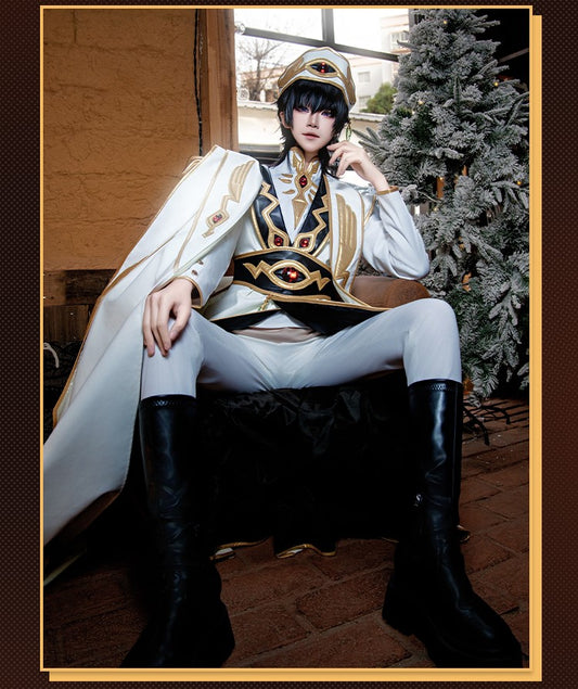Code Geass Lelouch vi Britannia King Cosplay Costume - VikiDoky