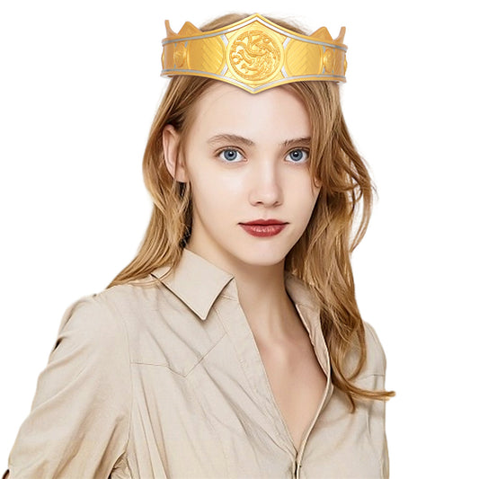House of the Dragon Season 2 Rhaenyra Targaryen Crown Cosplay Props Vikidoky