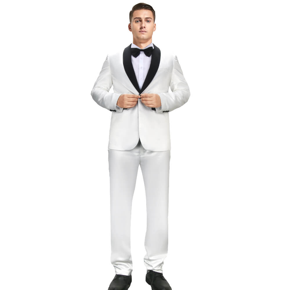 21 Jump Street Schmidt Jenko Cosplay Costume White Suit (Ready to Ship) Vikidoky