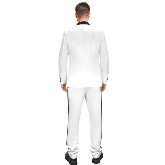 21 Jump Street Schmidt Jenko Cosplay Costume White Suit (Ready to Ship) Vikidoky