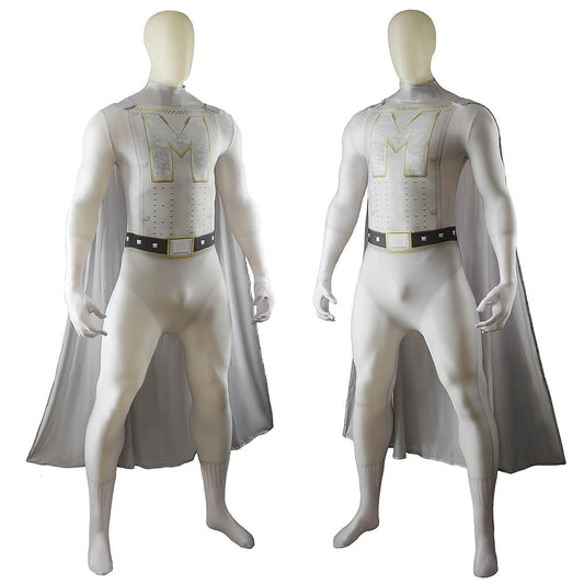 Megamind Metro Man Cosplay Costume Jumpsuit Cape Printed Style