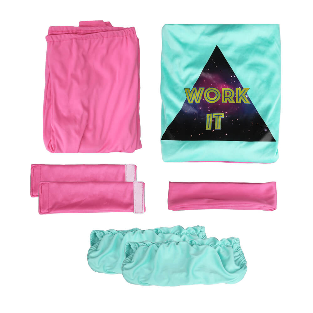 Men's 80s Fitness Costumes Workout Halloween Outfits Vikidoky