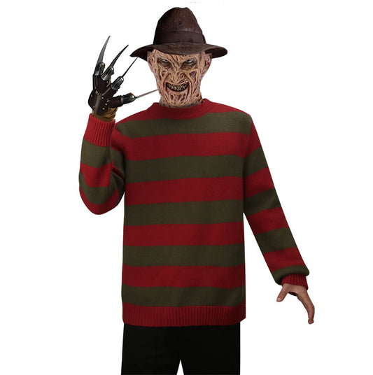 A Nightmare on Elm Street Freddy Krueger Sweater Cosplay Costume Vikidoky