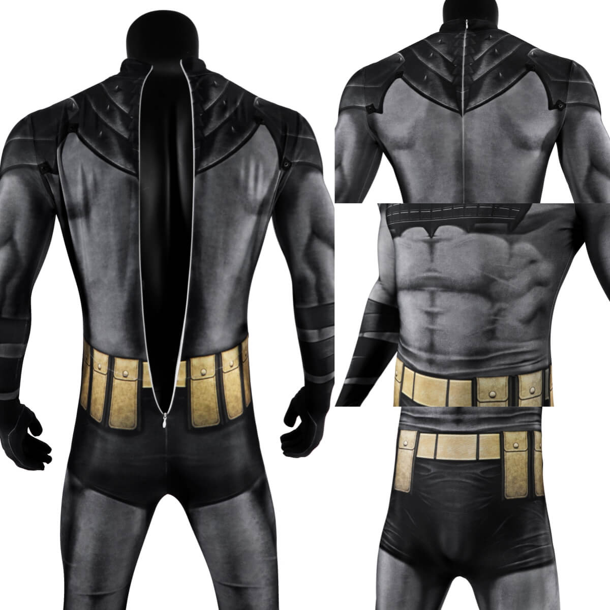 Absolute Bruce Wayne Cosplay Costume Printed Style