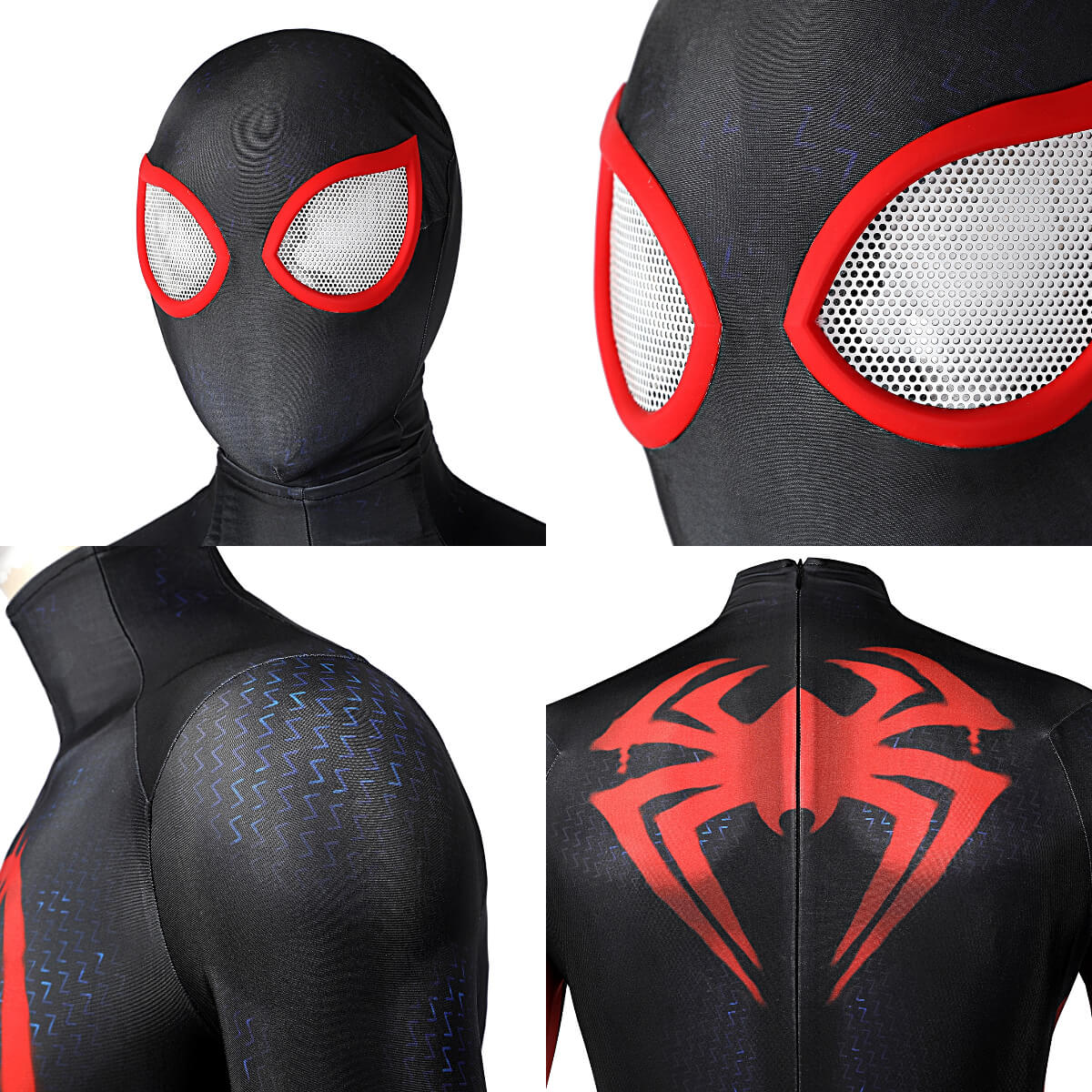 Spider-Man Across the Spider-Verse Miles Morales Cosplay Costume Vikidoky