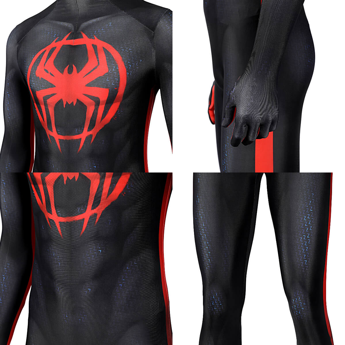 Spider-Man Across the Spider-Verse Miles Morales Cosplay Costume Vikidoky