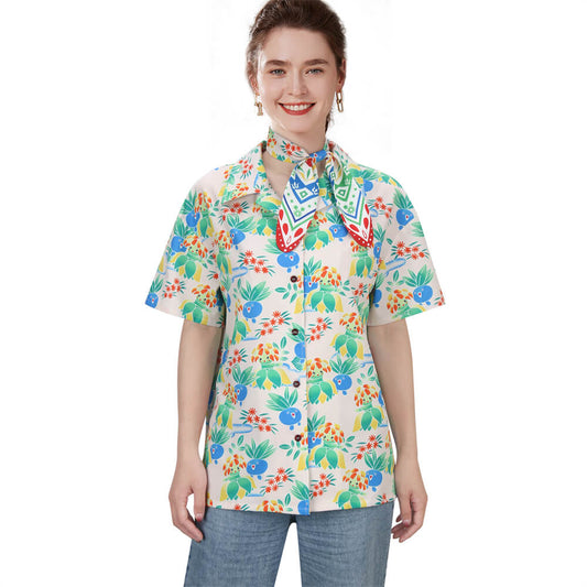 Women Concierge Haru T-Shirt Tie Cosplay Costume Vikidoky