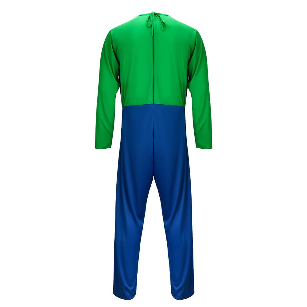 Men's Luigi Costume The Super Mario Bros. Movie Vikidoky