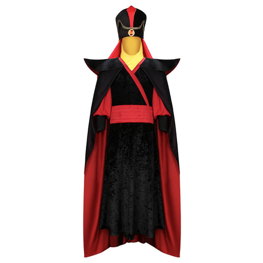 Aladdin Jafar Cosplay Costume for Adults (S-XXL Ready to Ship) Vikidoky