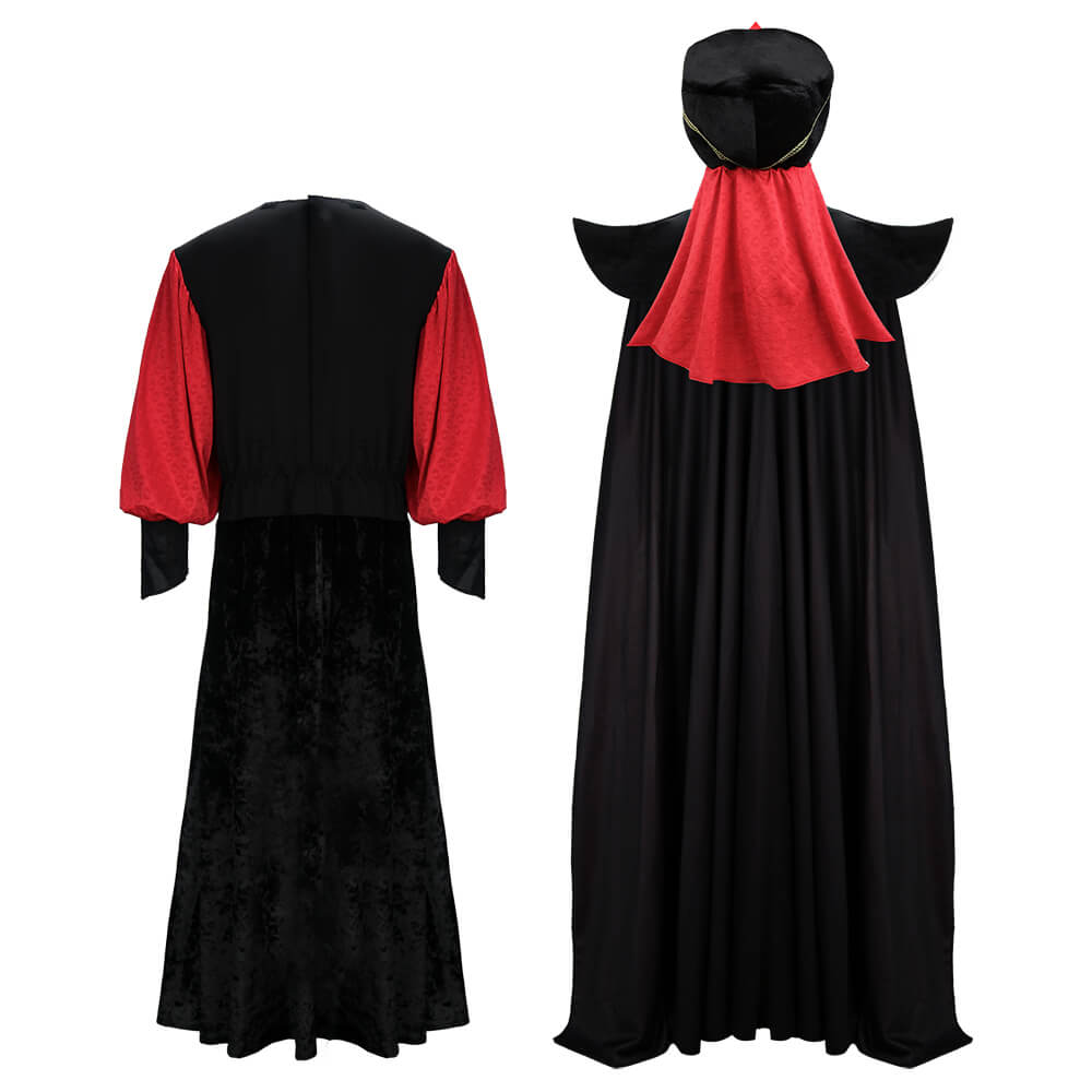 Aladdin Jafar Cosplay Costume for Adults (S-XXL Ready to Ship) Vikidoky