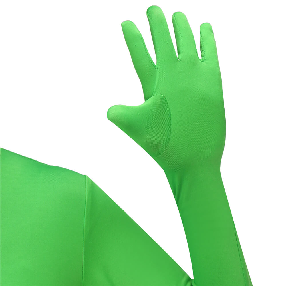 Kids Alien Cosplay Costume Green Bodysuit Halloween Outfits Vikidoky