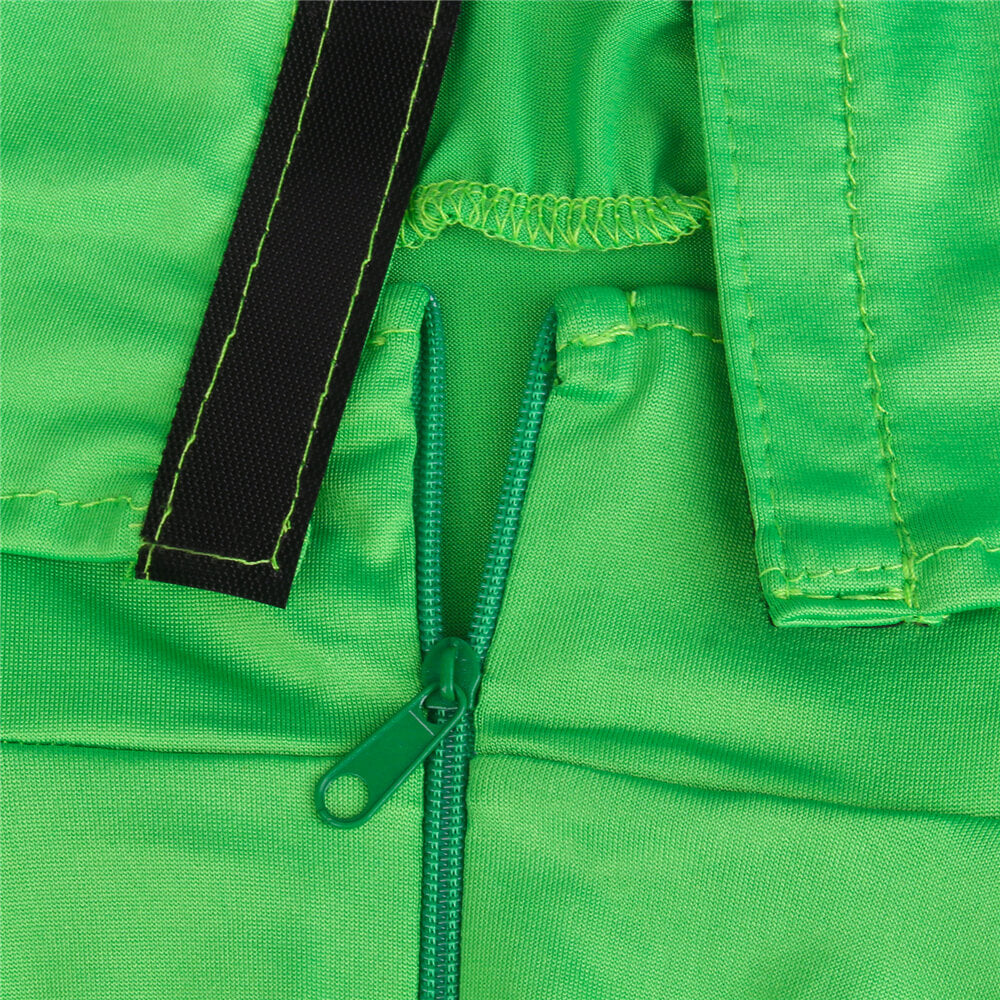 Kids Alien Cosplay Costume Green Bodysuit Halloween Outfits Vikidoky