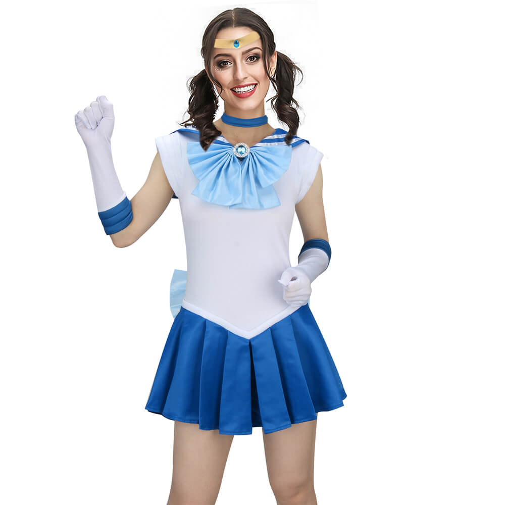 Ami Mizuno Anime Cosplay Costume