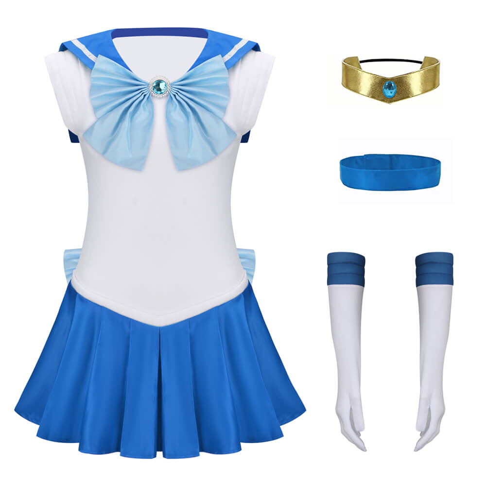 Ami Mizuno Anime Cosplay Costume