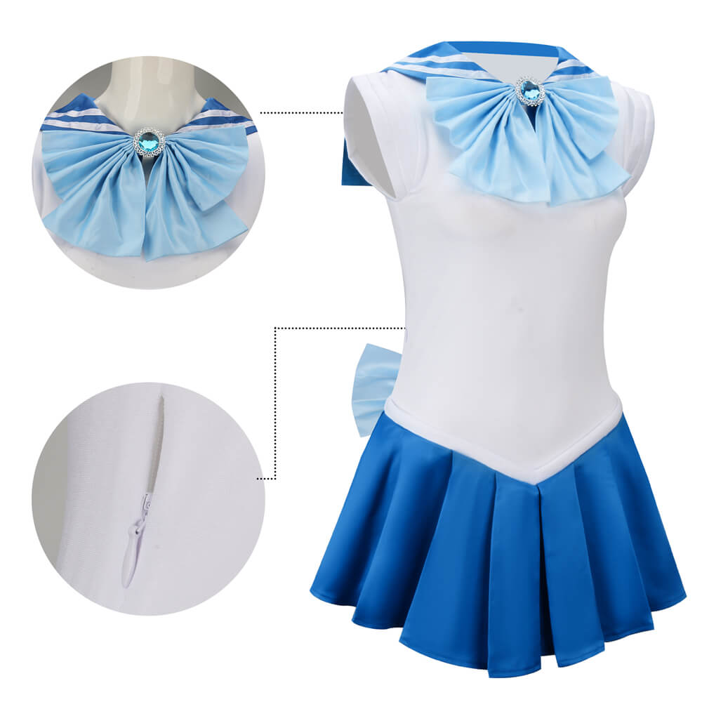Ami Mizuno Anime Cosplay Costume