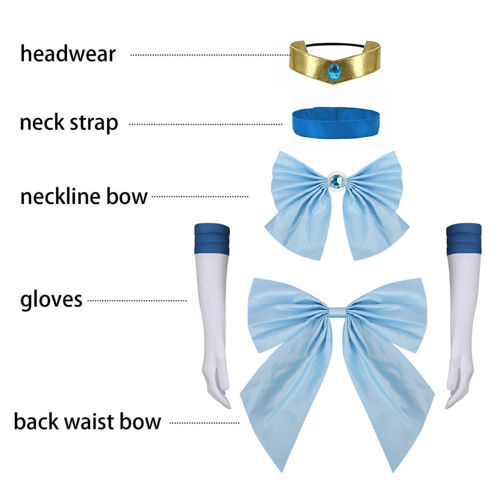 Ami Mizuno Anime Cosplay Costume