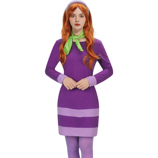 Daphne Blake Anime Cosplay Costume Vikidoky