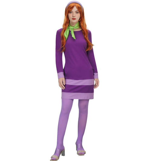 Daphne Blake Anime Cosplay Costume Vikidoky