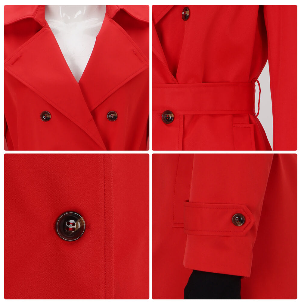 Carmen Sandiego Cosplay Costume for Halloween Party Vikidoky