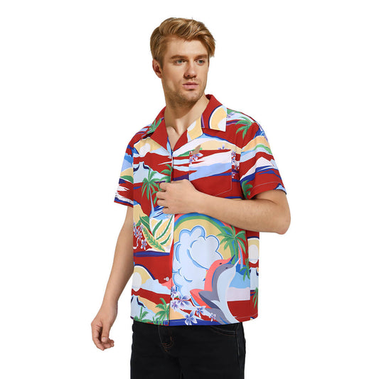 Argylle Movie Wyatt Hawaiian T-Shirt for Men Vikidoky