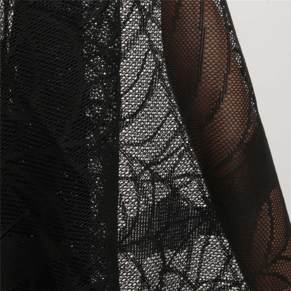 Spider Webs Bats Poncho Halloween Costume Vikidoky