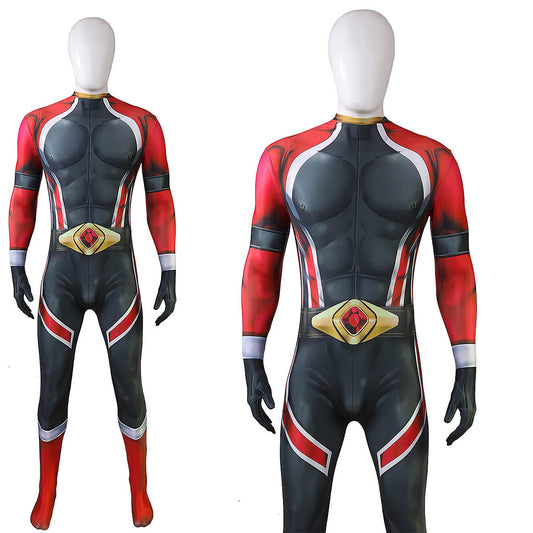 Battle Blaze Tomoki Akaishi Cosplay Costume Blaze Red Jumpsuit