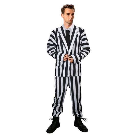 Beetlejuice Betelgeuse Cosplay Costume Vikidoky