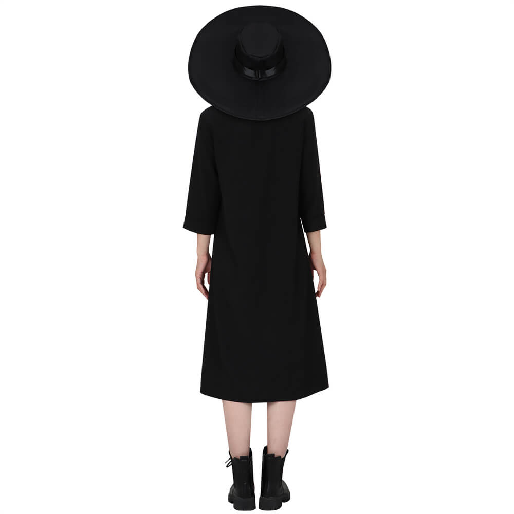 Beetlejuice Lydia Deetz Cosplay Costume Gothic Black Dress Vikidoky (Ready to Ship) Vikidoky