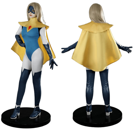Blonde Blazer Cosplay Costume Mandy Superhero Outfits