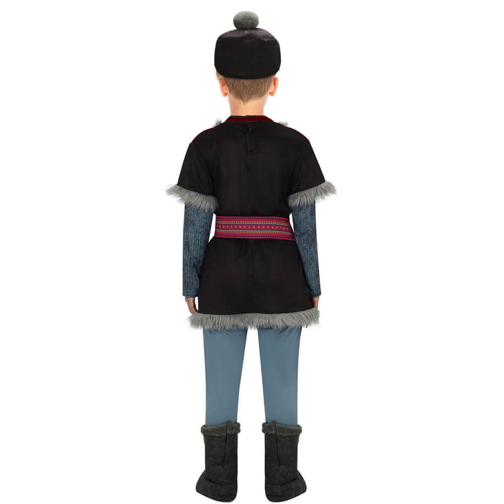 Boys Frozen Kristoff Bjorgman Cosplay Costume Vikidoky