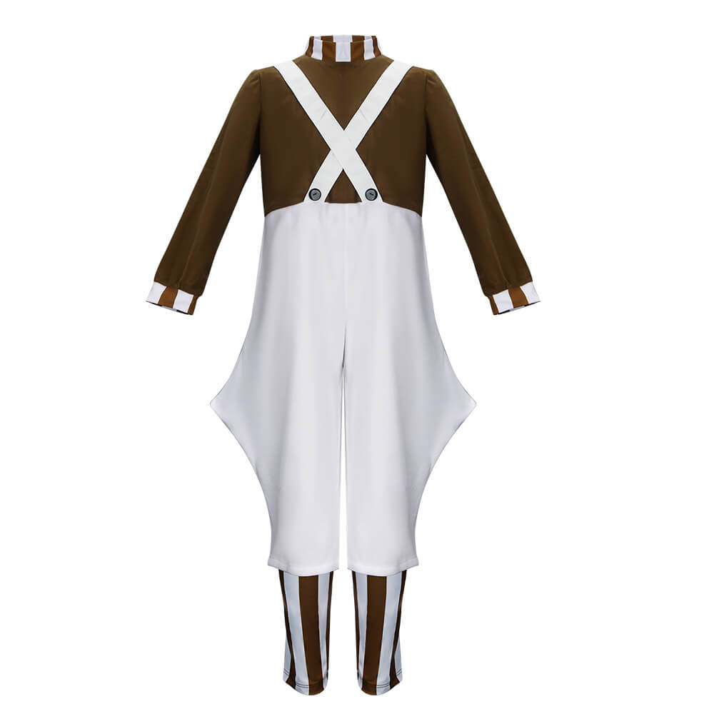 Kids Oompa Loompa Costume Willy Wonka Charlie and the Chocolate Factory (Ready to Ship)