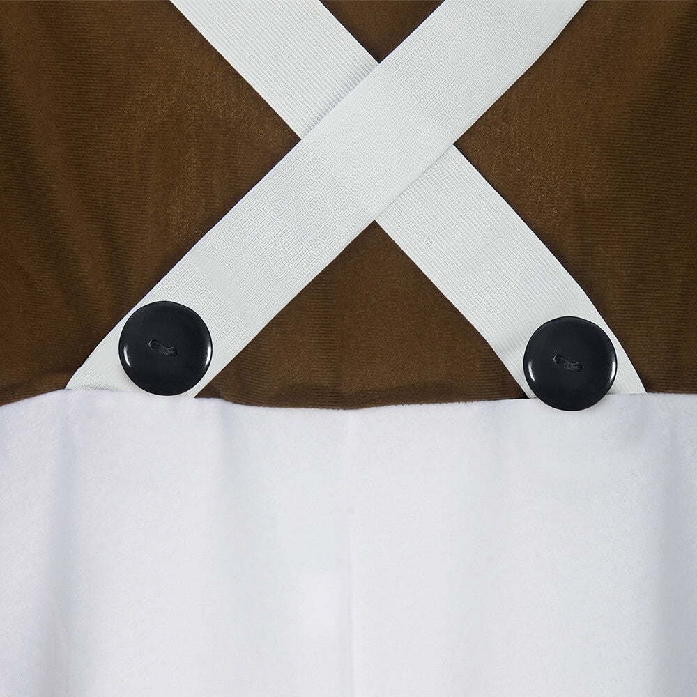 Kids Oompa Loompa Costume Willy Wonka Charlie and the Chocolate Factory (Ready to Ship)