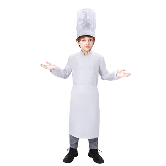 Boys Ratatouille Alfredo Linguini Chef Cosplay Costume Vikidoky Vikidoky