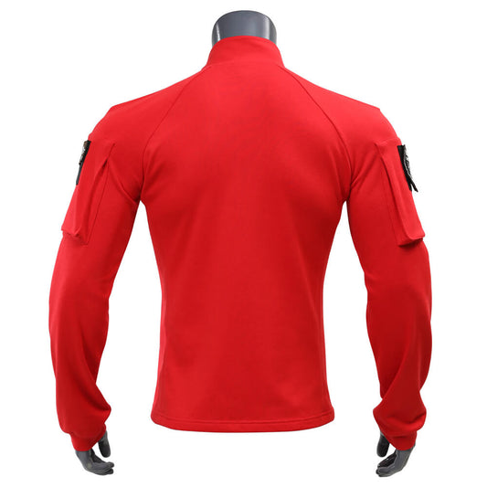 Captain America: Brave New World Sam Wilson Pararescue Red Hoodie Cosplay Costume Vikidoky