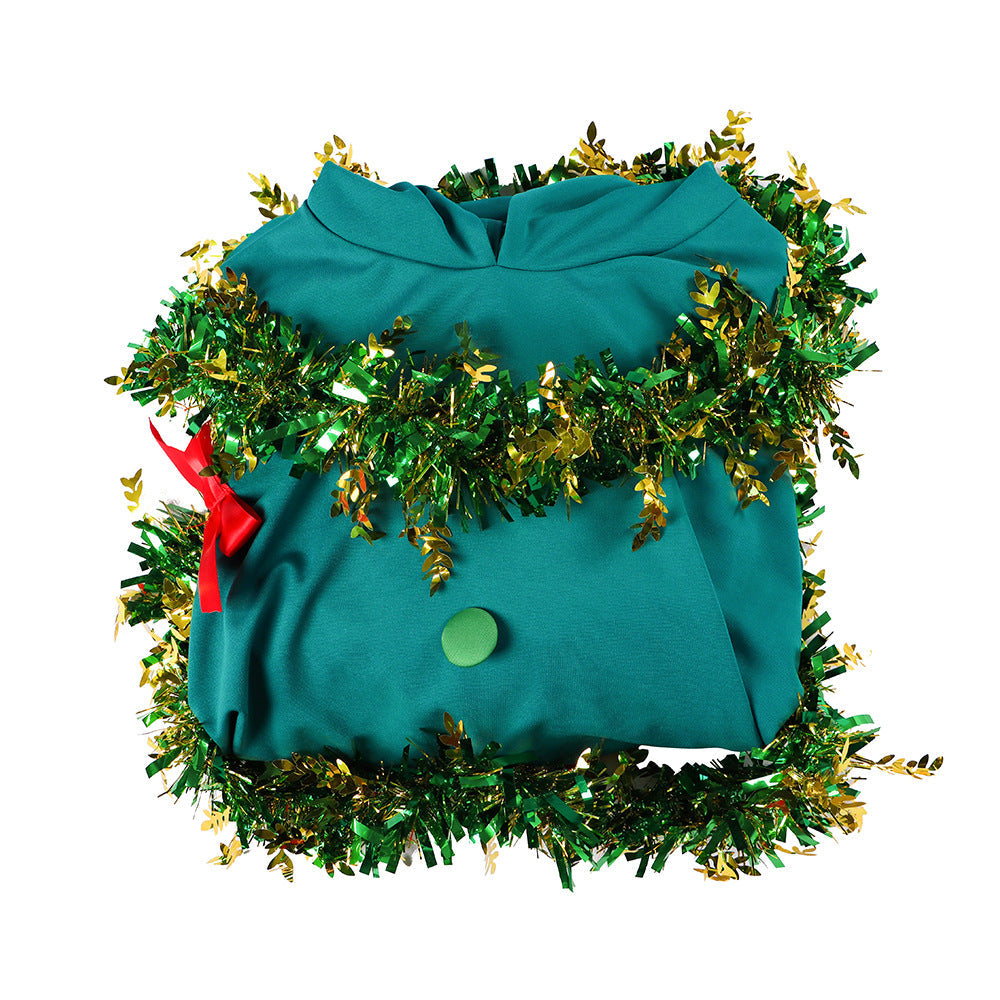 2024 Christmas Tree Costume for Adults Stage Cosplay Outfits Fancy Dress Vikidoky