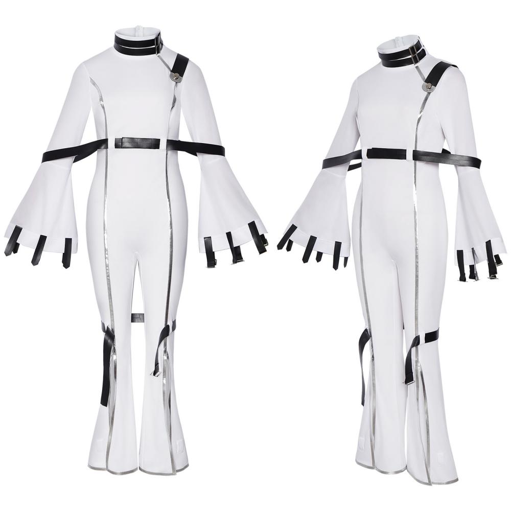 Code Geass C.C. Cosplay Costume White Jumpsuit