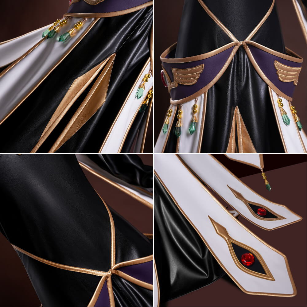 Code Geass C.C. Cosplay Costume Empress Outfit Britannian - VikiDoky