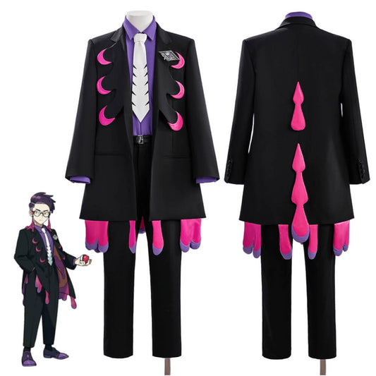 Legends: ZA Corbeau Cosplay Costume with Glasses