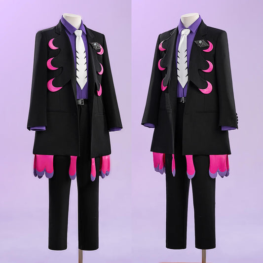 Legends: ZA Corbeau Cosplay Costume with Glasses