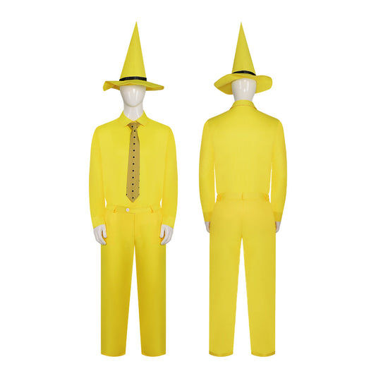 Curious George Man with the Yellow Hat Ted Cosplay Costume