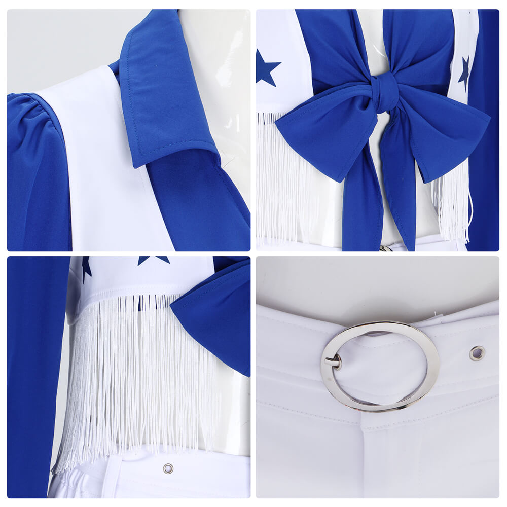 Dallas Cowboys Cheerleader Costume Uniform Vikidoky