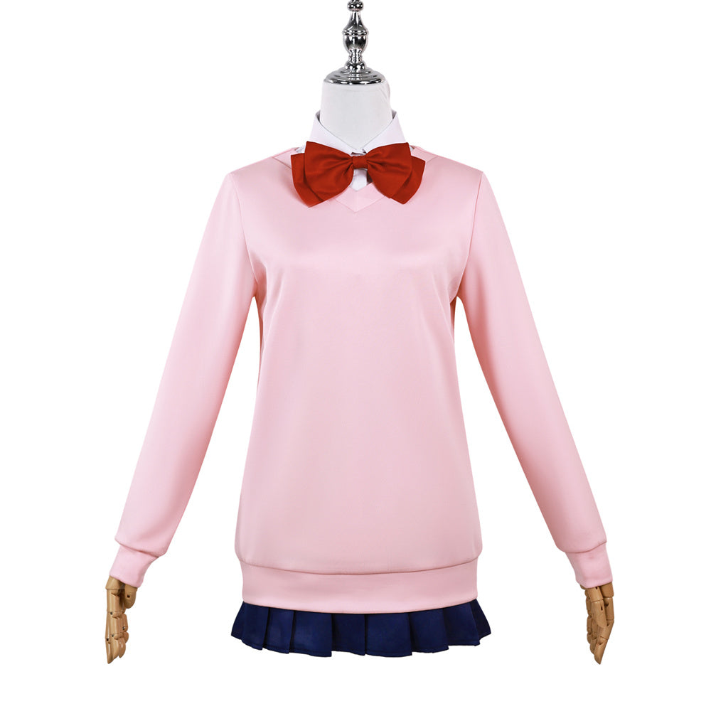 Dandadan Momo Ayase School Uniform Cosplay Costume Wig Dan Da Dan Vikidoky