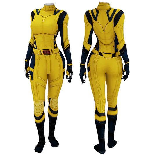 Deadpool 3 Female Wolverine Cosplay Costume Bodysuit