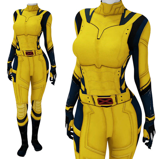 Deadpool 3 Female Wolverine Cosplay Costume Bodysuit