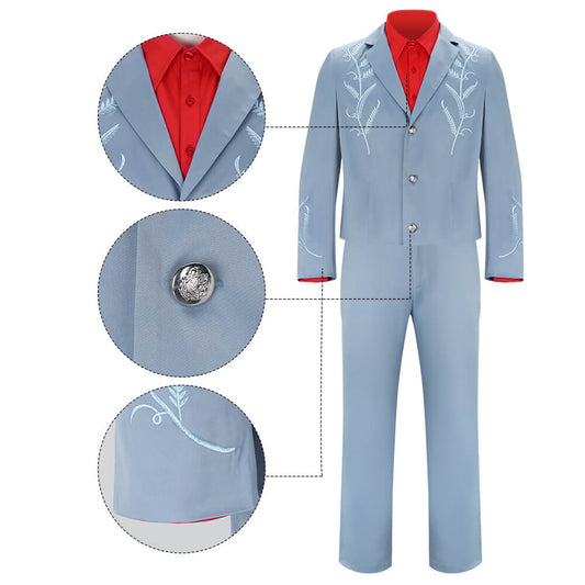 Die With A Smile Bruno Mars 70s Cowboy Cosplay Costume Vikidoky