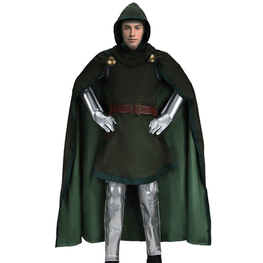 Doctor Doom Classic Cosplay Costume Party Outfits Halloween Vikidoky