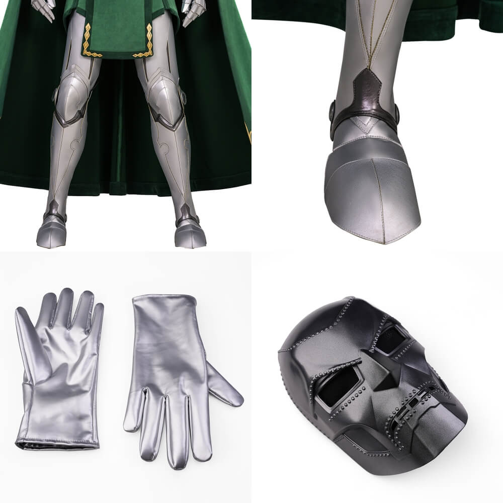 Doctor Doom Fighting Souls Cosplay Costume Deluxe for Halloween