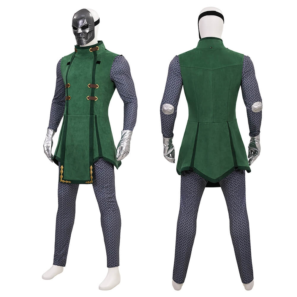 Doctor Doom Fighting Souls Cosplay Costume Deluxe for Halloween