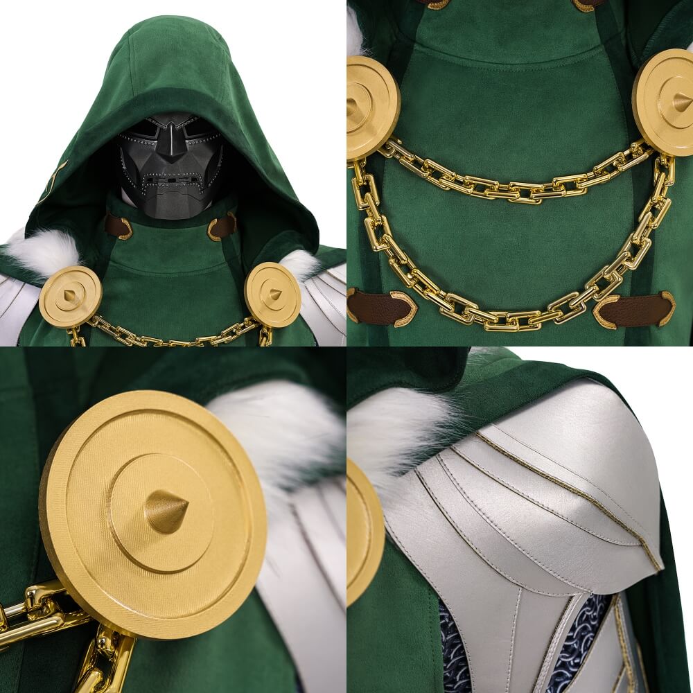 Doctor Doom Fighting Souls Cosplay Costume Deluxe for Halloween