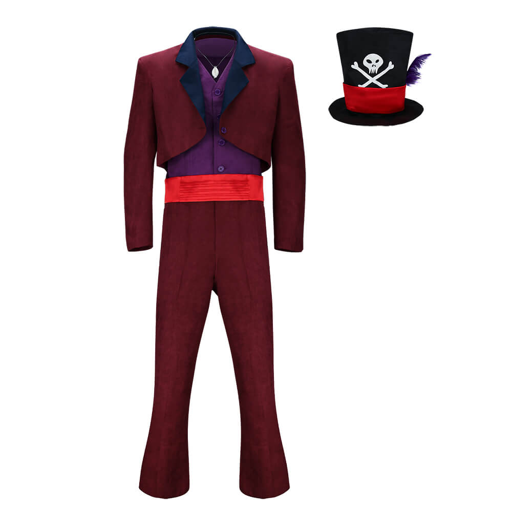 Dr. Facilier Costume The Princess and the Frog Shadow Man Cosplay (Ready to Ship) Vikidoky